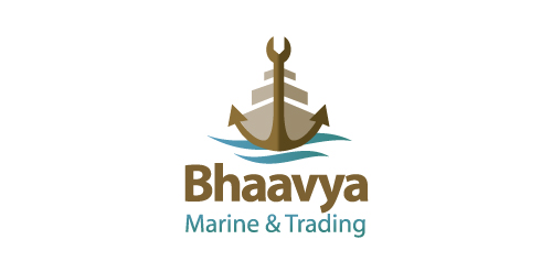 Bhaavya Marine & Trading Logo Design