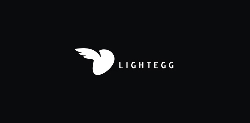 简洁翅膀Logo设计