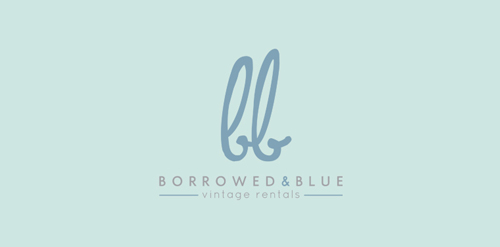 Borrowed&Blue Vintage Rentals Logo Design