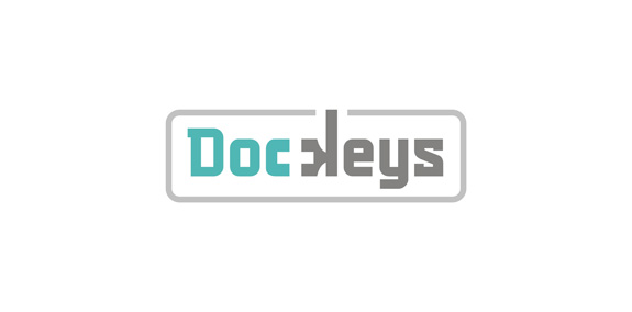 DocKeys logo设计:简洁现代的文档管理系统标识