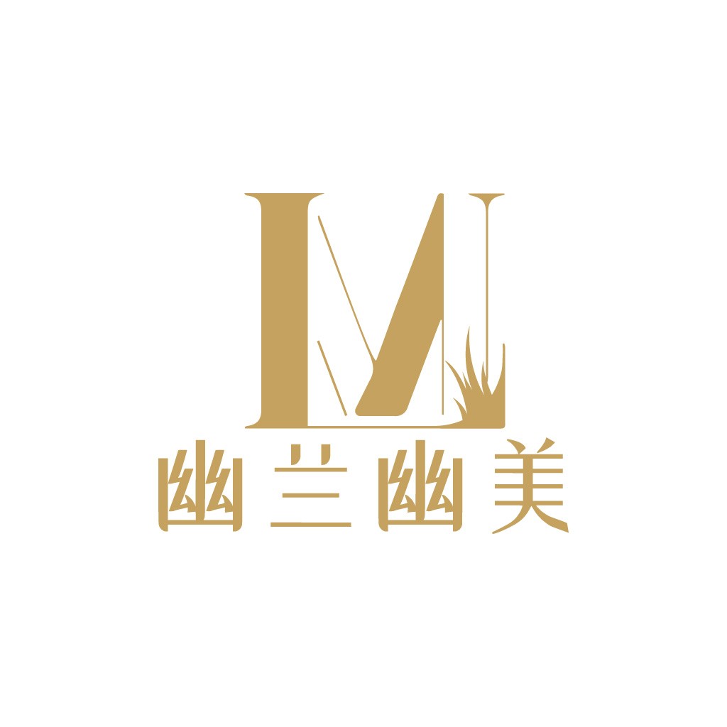 优雅简约风格的M字母logo设计