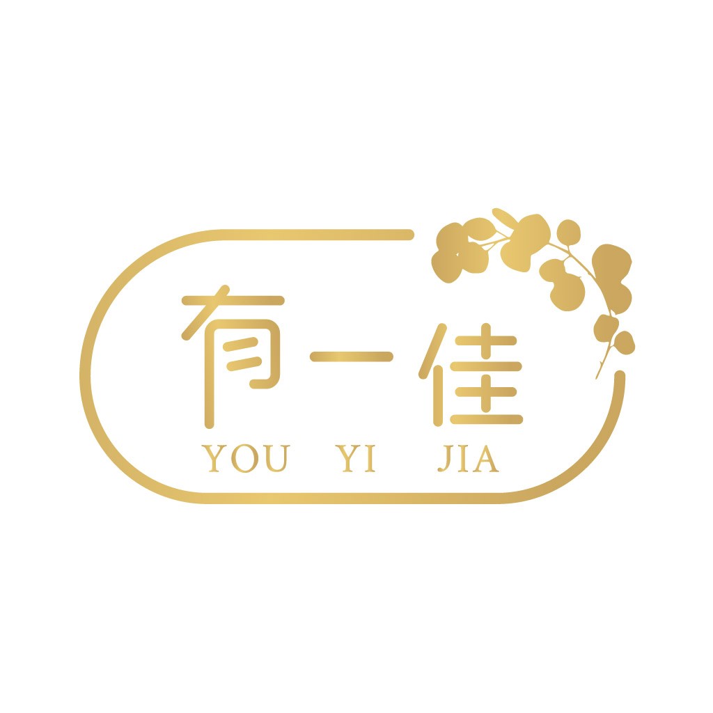 优雅金色中式风格logo设计