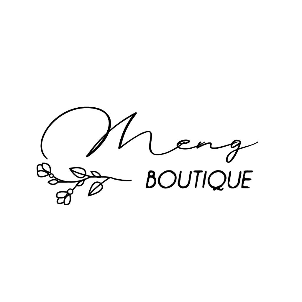 简洁优雅的Meng Boutique Logo设计