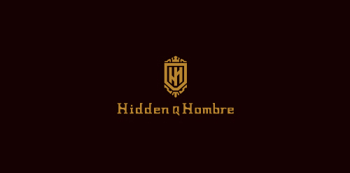 Hidden Q Hombre Logo Design