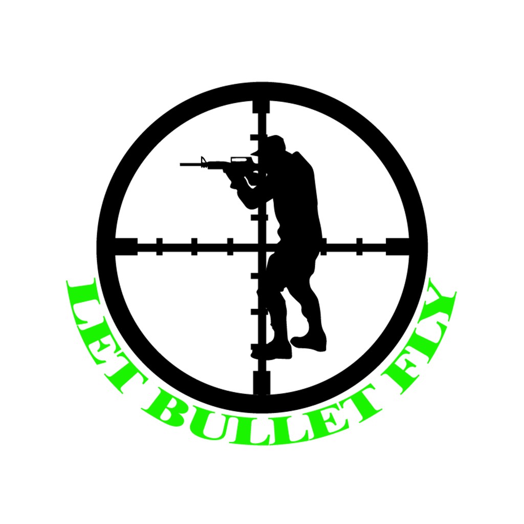 狙击手射击标志设计