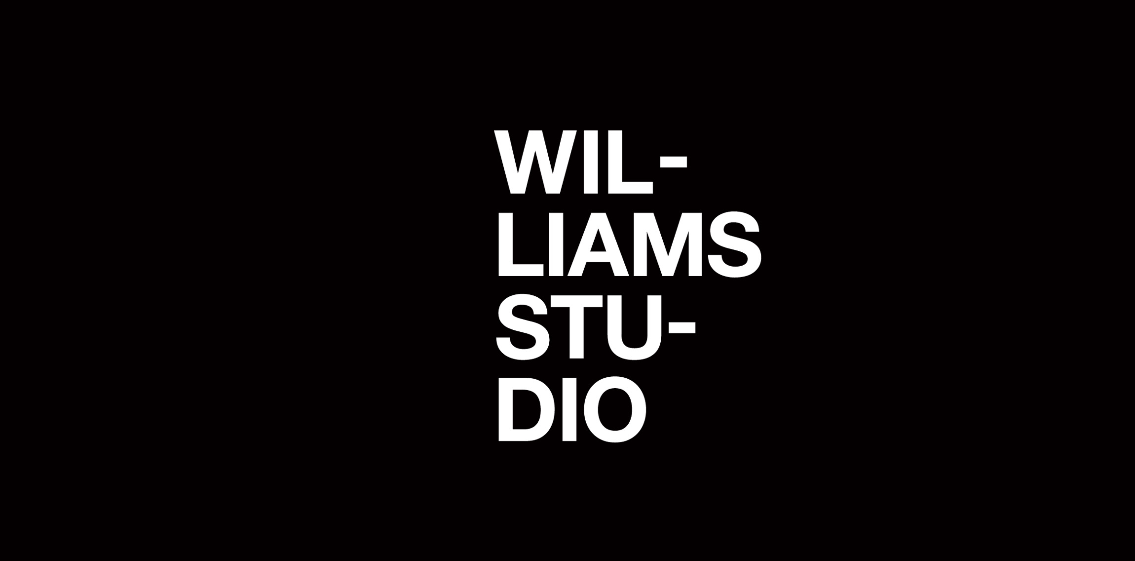 极简风格WILLIAMS STUDIO LOGO设计