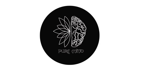 简约风格的'Pure Mind'标志设计