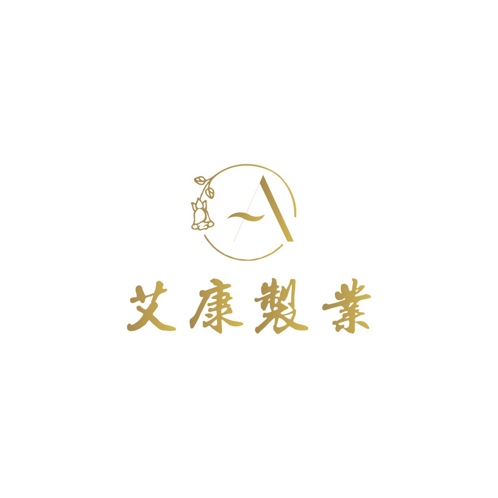 优雅简约的金色中文logo设计