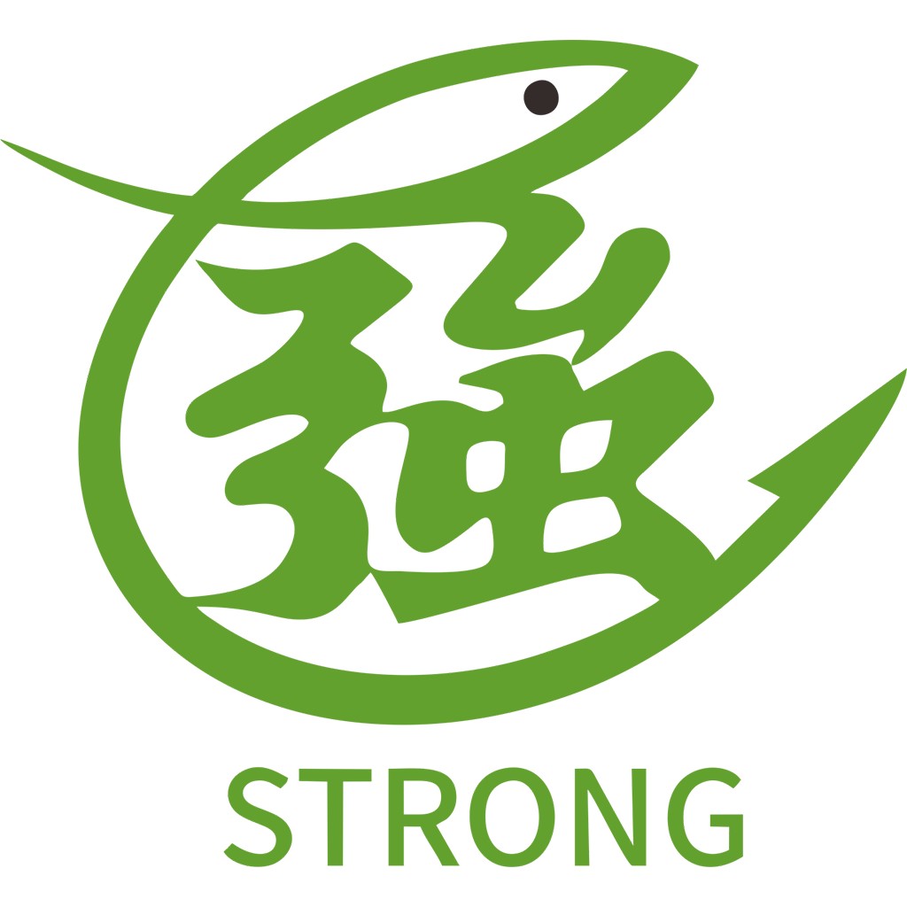 绿色鱼形logo设计：自然与力量的结合