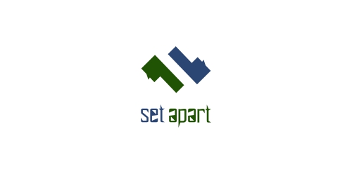 简约风格的Set Apart Logo设计