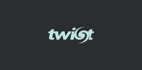 Twist Logo设计:简洁动态的视觉传达