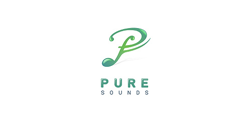 简约音乐符号Logo设计