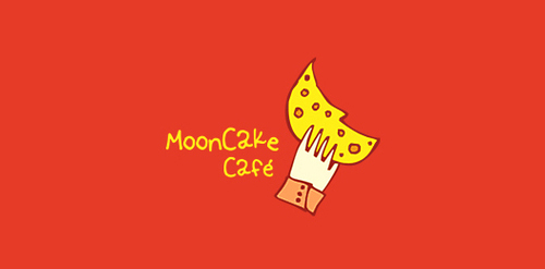 MoonCake Café Logo Design