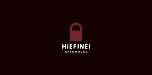 安全房屋logo设计:简约而有力的锁形标志