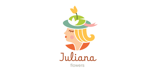 Juliana花店logo设计