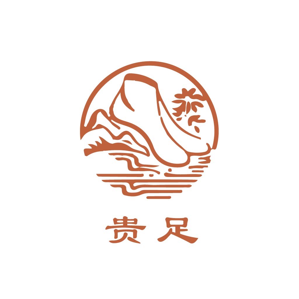 简约自然风logo设计：山水结合的创意标志