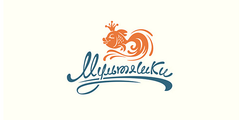 鱼跃腾腾logo设计