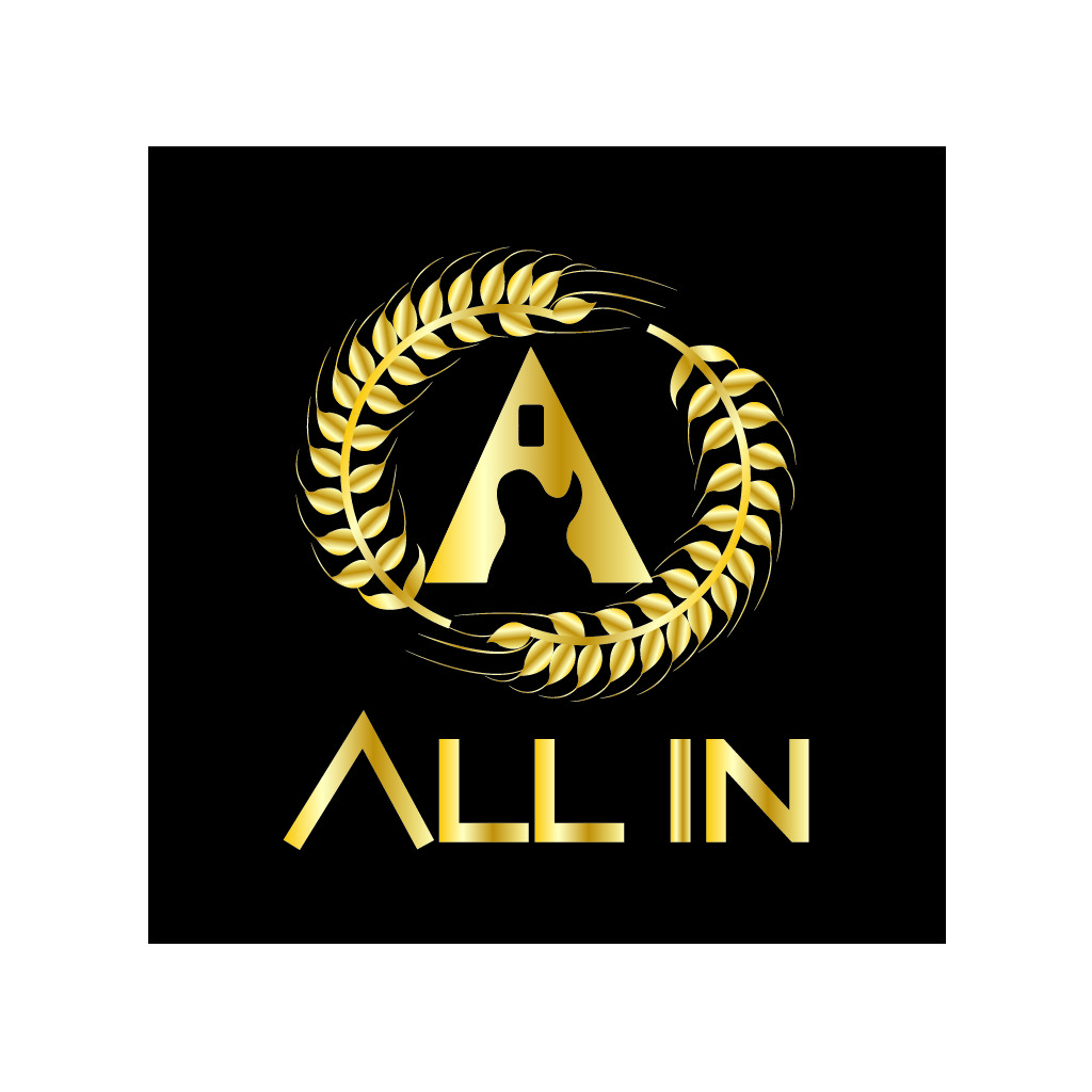 金色麦穗环绕字母A的优雅Logo设计