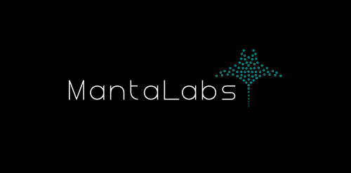 MantaLabs logo设计：简洁科技感