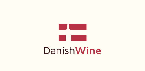 简约优雅的丹麦葡萄酒Logo设计