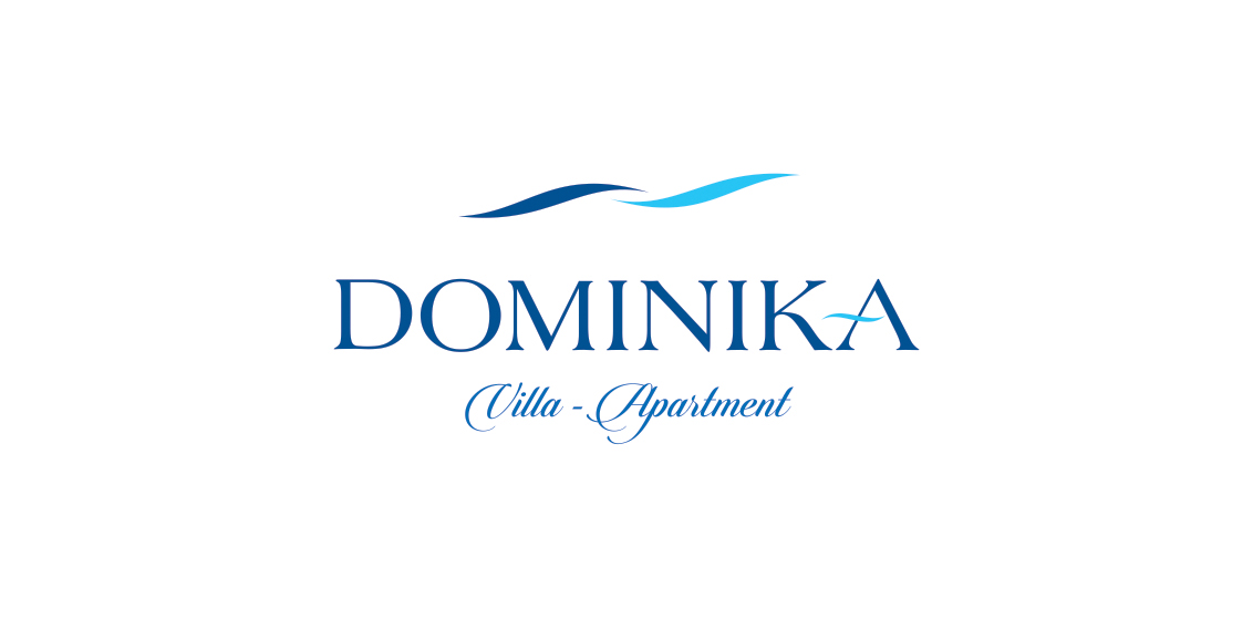DOMINNIKA Villa Apartment Logo Design