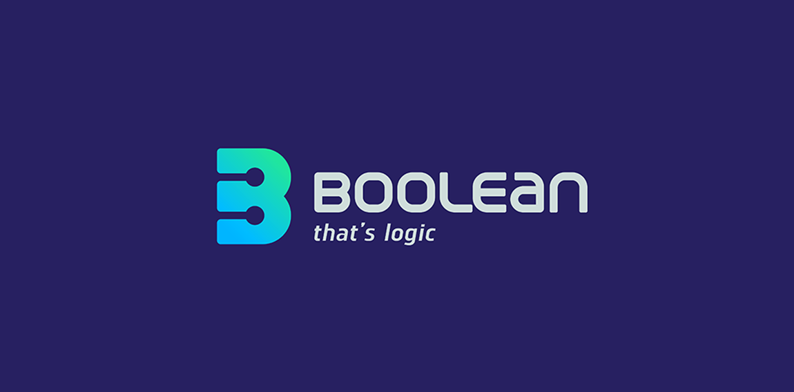 简洁现代的布尔逻辑标志设计