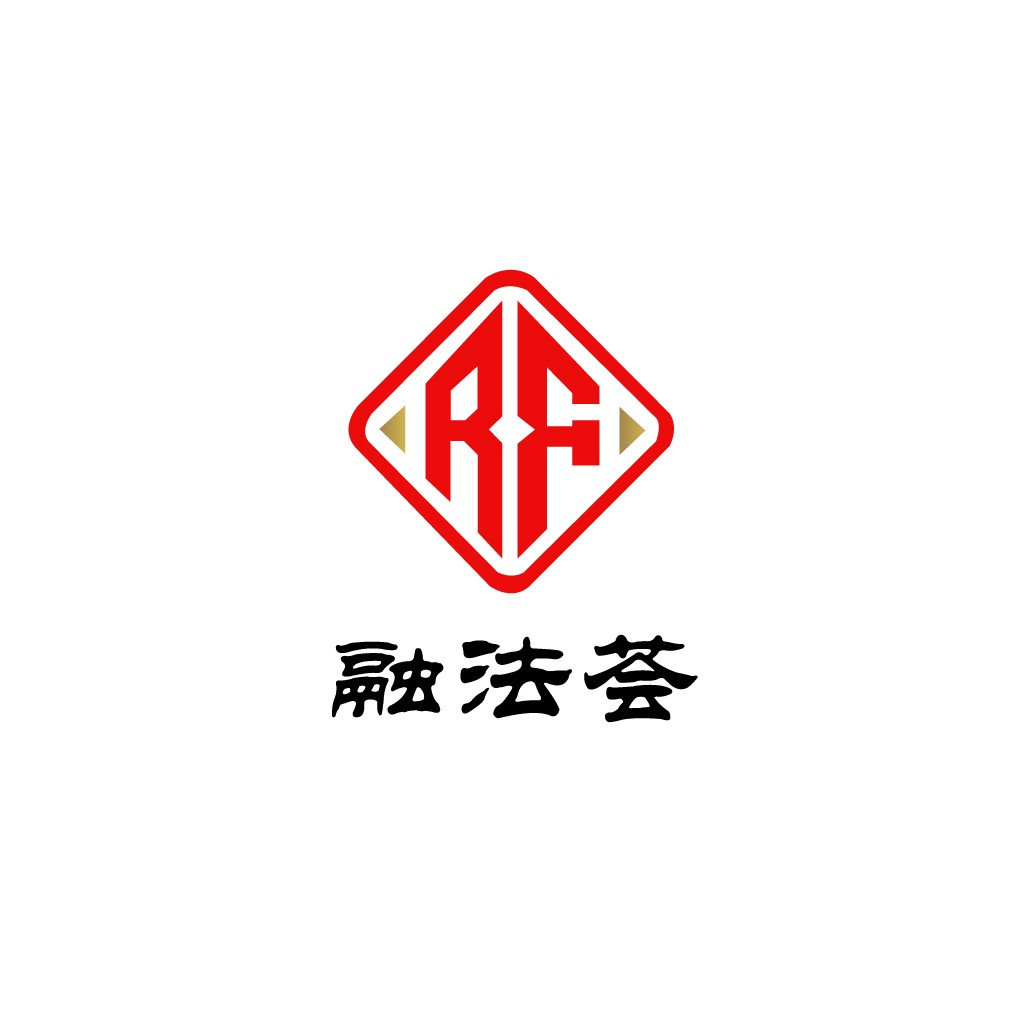 现代简约红色菱形logo设计