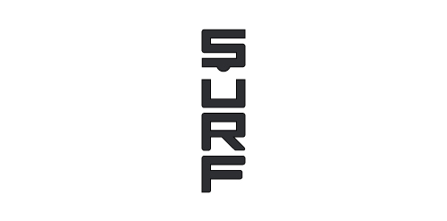 简约风SURF字母logo设计