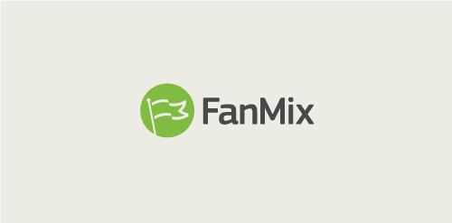 FanMix logo设计:简洁现代的标志