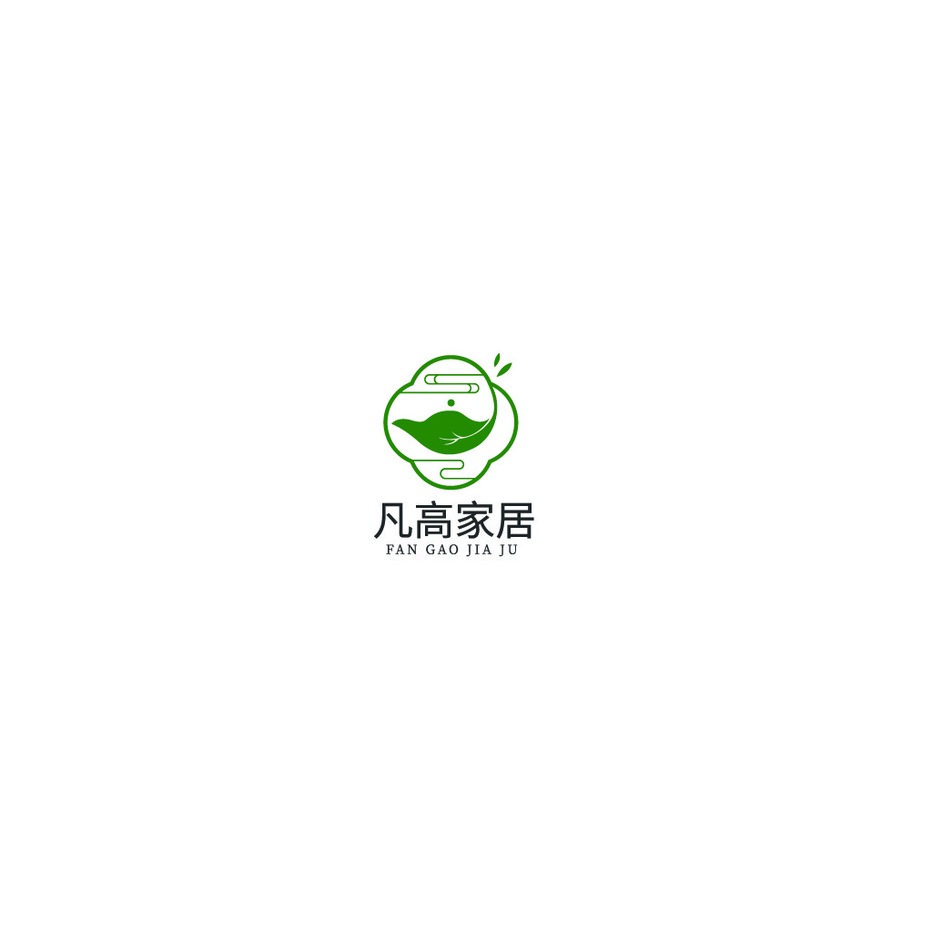 简约自然风家居品牌logo设计