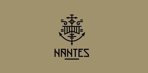 Nantes Logo设计:简约风格与品牌识别