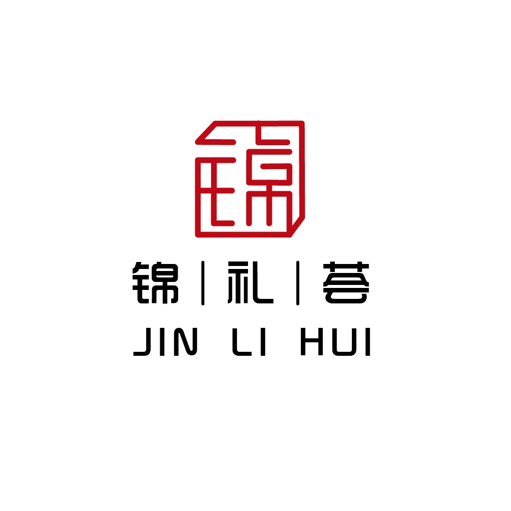 简约红色方块logo设计