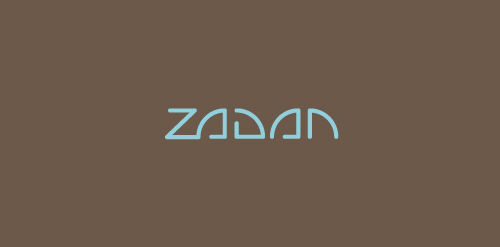 极简主义ZADAN品牌logo设计