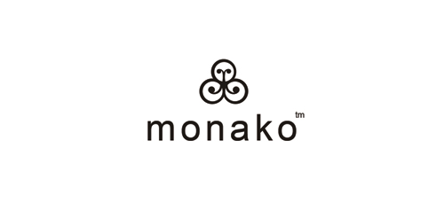 简约现代风格的Monako logo设计