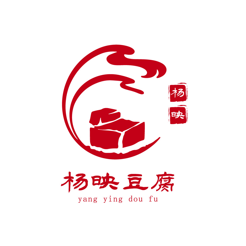 杨映豆腐logo设计