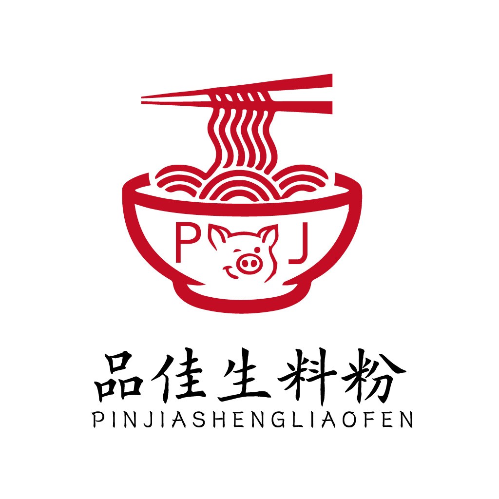 品佳生料粉logo设计