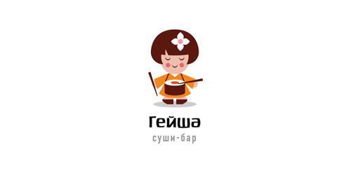 日式寿司店logo设计