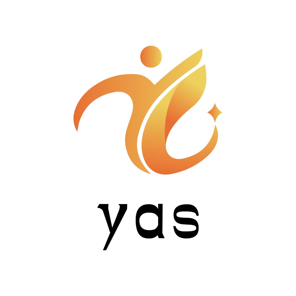 简洁动态的YAS标志设计
