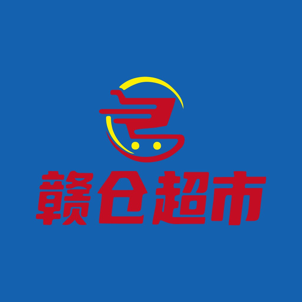 红色购物车logo设计