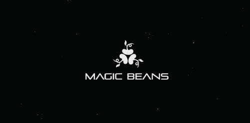 简约风格的Magic Beans logo设计