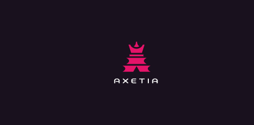 AXETIA logo设计:现代简约风格