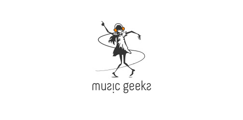 音乐极客Logo设计