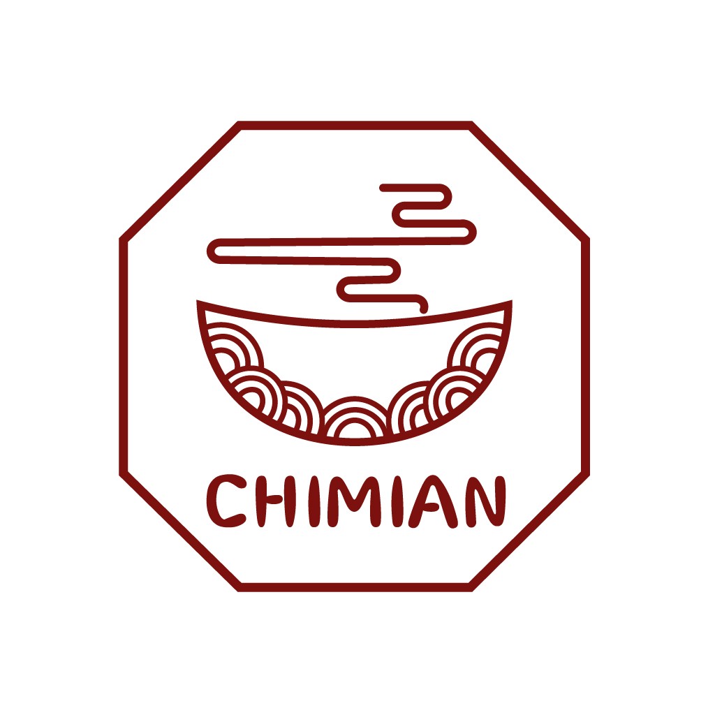 中式美食logo设计