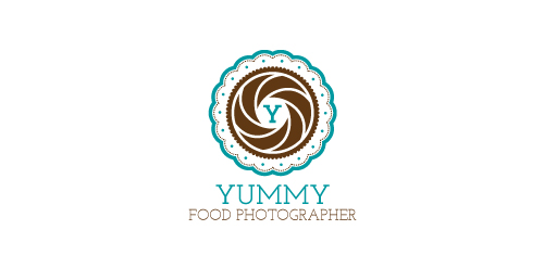 Yummy Food Photographer Logo Design