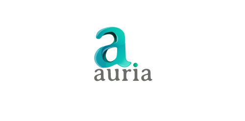 Auria Logo设计：现代简约风格