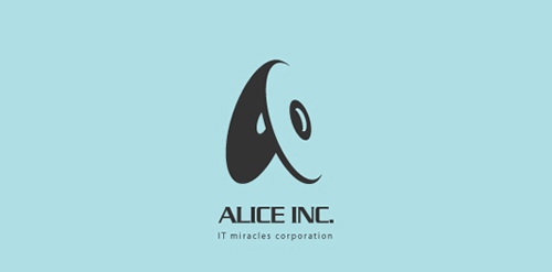 简约风格的ALICE INC. Logo设计