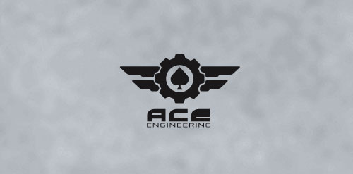 Ace Engineering Logo Design
