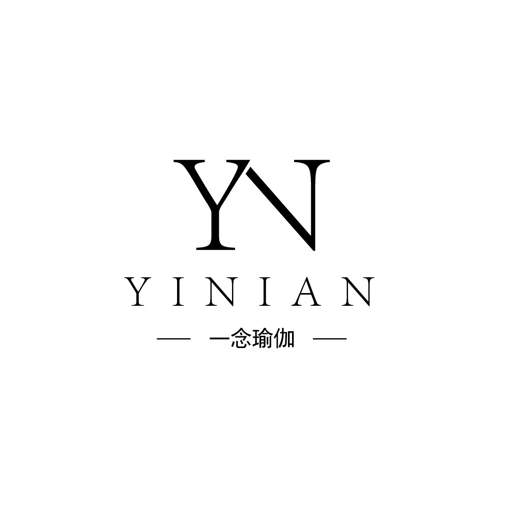 简约优雅YINIANIAN瑜伽logo设计