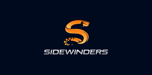 蛇形S字母logo设计