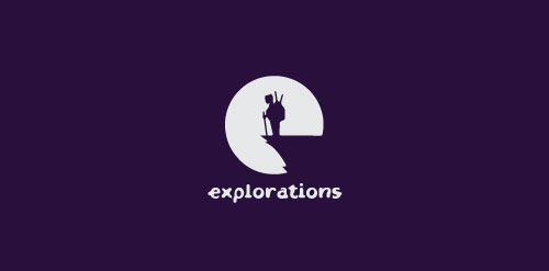 探索者logo设计:简洁探索主题